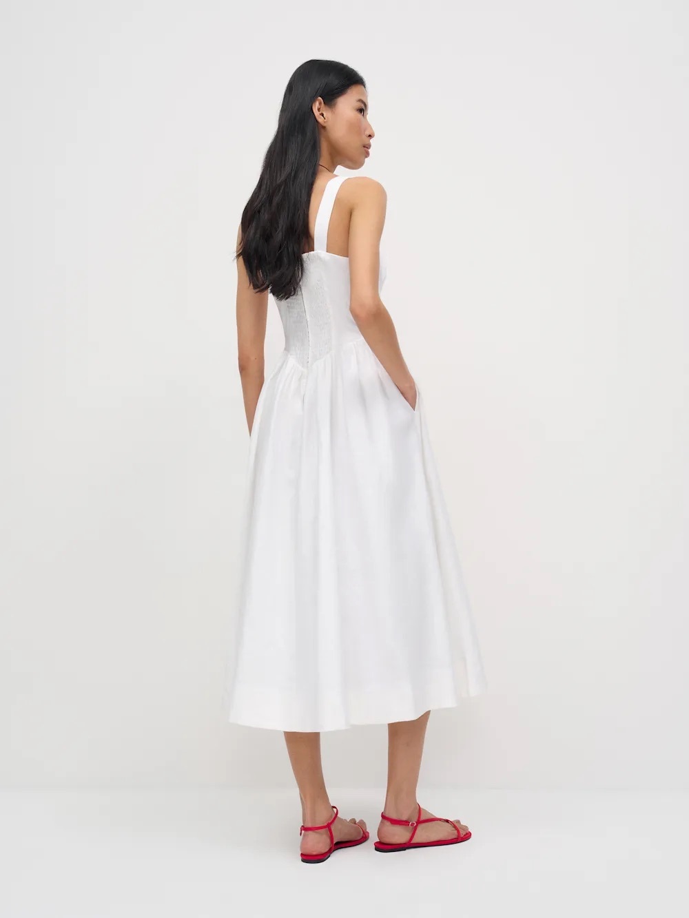 Reformation Balia Linen Dress - Picture 3 of 16